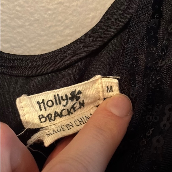 Molly Bracken Black Sequin Sleeveless Cocktail Dress - Picture 2 of 13